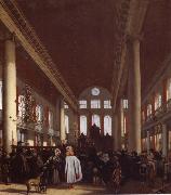 REMBRANDT Harmenszoon van Rijn Interior of the Portuguese Synagogue in Amsterdam china oil painting artist